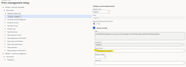 Print management setup