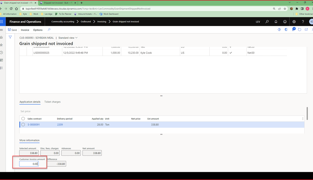 The Difference Between “Grain Shipped Not Invoiced” and “Shipped Not Invoiced Bulk” in Levridge