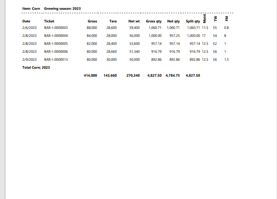 New Feature in Levridge 2023 R1 Release: Delivery Statement Report