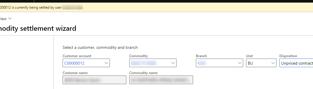 How to Resolve Error Message “Grower xxx is Currently Being Settled by User yyy” When Creating a Settlement Request in Levridge