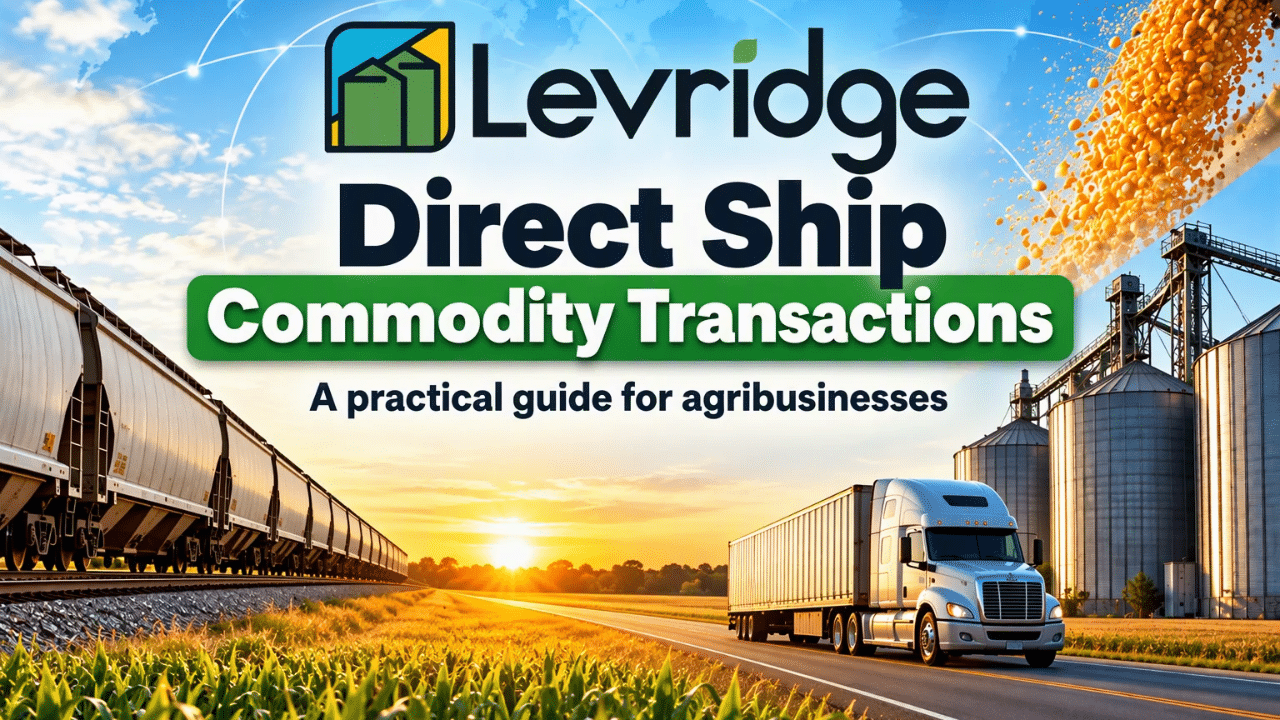Direct Ship Commodity Transactions: Why Agribusinesses Need Connected ...